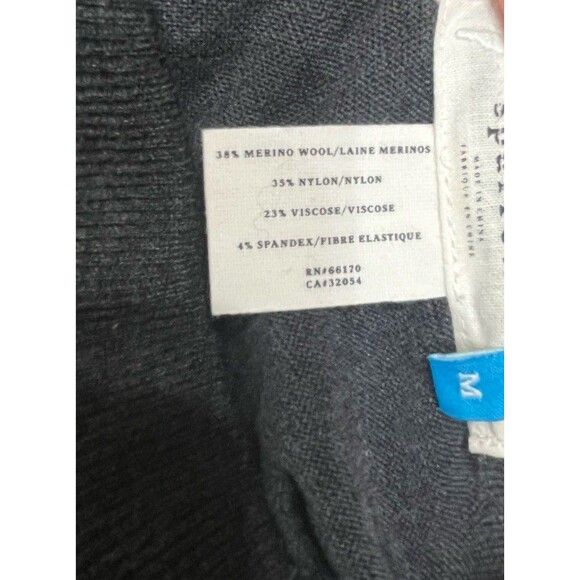 Anthropologie Sparrow Wide Leg Sweater Pants Merino Wool Blend Gray M Comfy Cozy - Picture 6 of 11